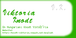 viktoria knodt business card